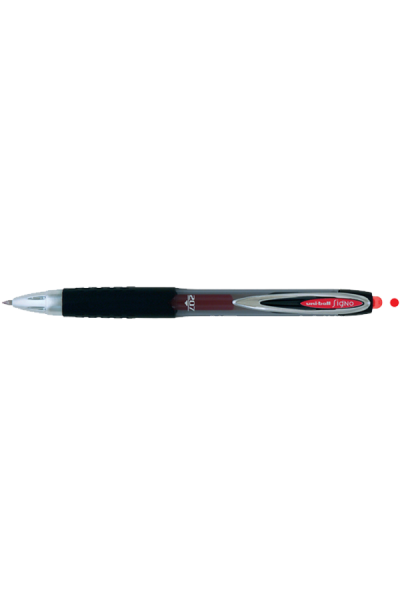 KRN010433 قلم حبر أحادي الكرة Signo 207 رأس جل ميكانيكي برأس كروي 0.7 مم أحمر UMN-207
