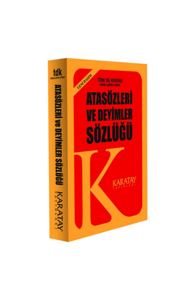 KRN010485 4E قاموس الأمثال والتعابير 1. غطاء بلاستيكي للعجين دار النشر Sarı Karatay