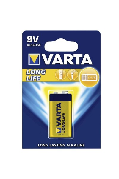 Varta Alkalin 9 Volt Pil Long Life Extra 9 V