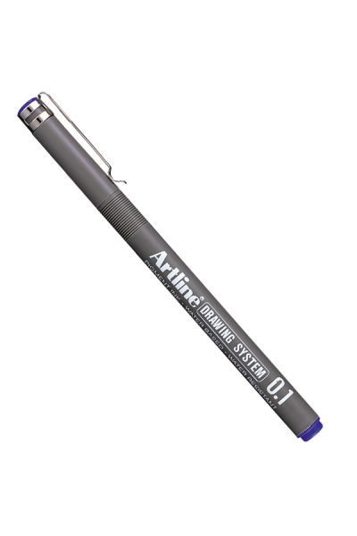 Artline Çizim Kalemi 0.1 MM Mavi EK231