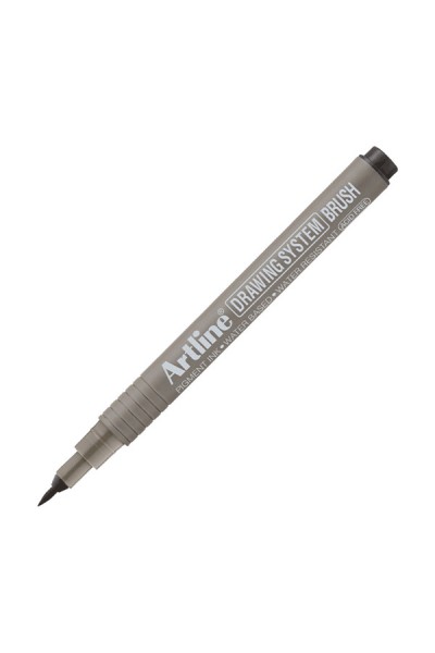 Artline Çizim Kalemi Drawing System Fırça Uç Siyah