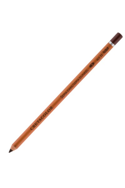  KRN012001 أقلام رصاص Cretacolor Sepia داكنة جافة (قلم رسم فني)