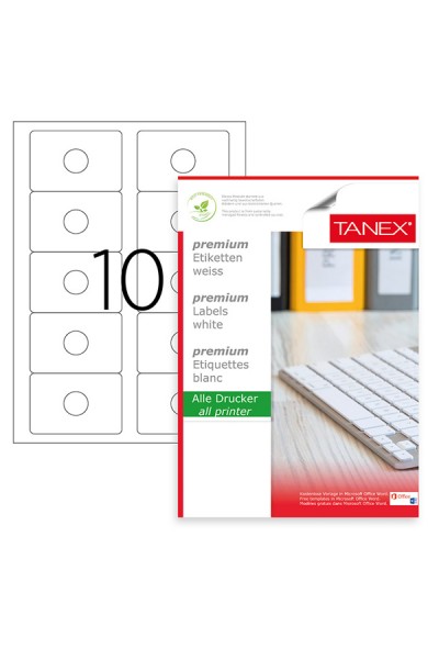 Tanex Laser Label 100 YP 83x56 نسخة ليزر نافثة للحبر TW 3178