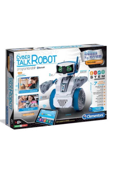 Clementoni Robotik Laboratuvarı Cyber Talk Robot Programlanabilir 64447