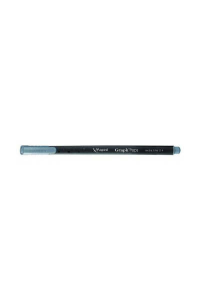 KRN013672 Maped Fineliner Graph Peps 0.4 ملم رمادي فضي 12 Lı 02