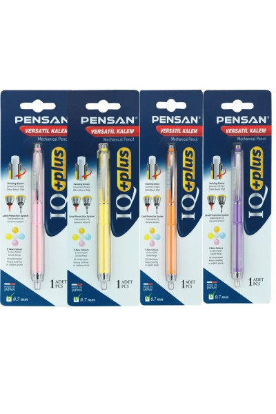 KRN013895 قلم Pensan متعدد الاستخدامات IQ Plus 0.7 ملم نفطة واحدة 21130/7