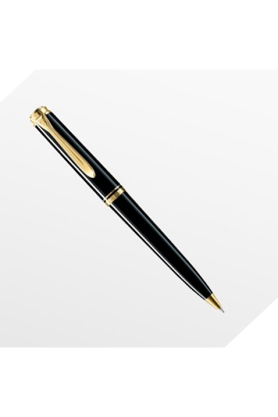 قلم حبر جاف بيليكان KRN014200 مطلي بالذهب عيار 14 قيراط أسود K300