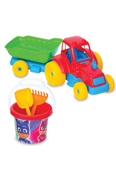 KRN015196 مجموعة الشاطئ Pj Masks Tractor 03511