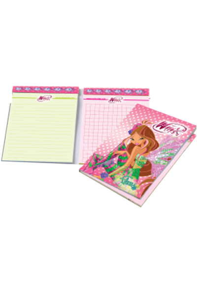 KRN02112 Gıpta Notepad مزدوج (حامل 36) A7 Winx Club 3119