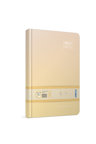 KRN02324 Gıpta Notebook Thebook باستيل الغلاف الصلب متقلب 160 YP 14x20 3316