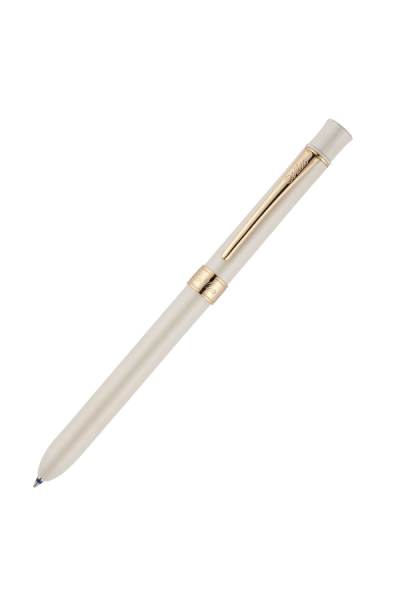 KRN03191 قلم سكريكس متعدد الوظائف 2 قلم حبر جاف + ثلاثي متعدد الاستخدامات ذهب أبيض 93