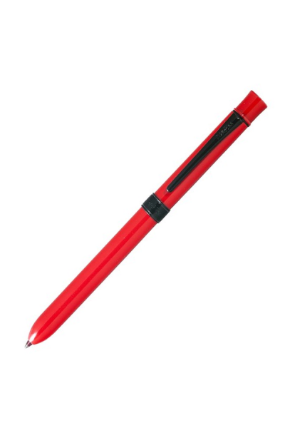 KRN03199 قلم سكريكس متعدد الوظائف 2 قلم حبر جاف + ثلاثي متعدد الاستخدامات أحمر 93