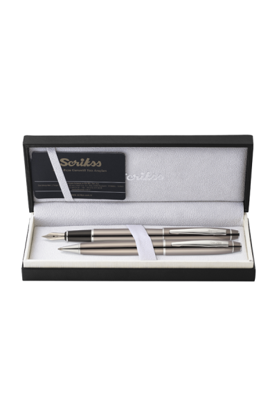 KRN03215 مجموعة أقلام سكريكس + قلم حبر جاف تيتانيوم 35