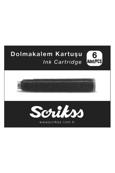 KRN03318 خرطوشة قلم حبر سكريكس 6 LI أسود
