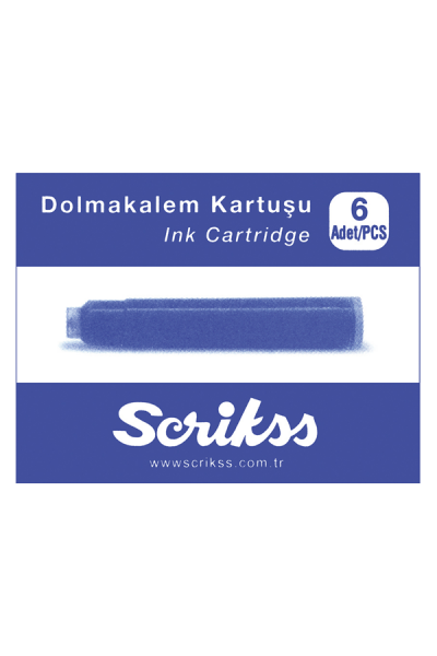 KRN03324 خرطوشة قلم حبر سكريكس 6 LI أزرق