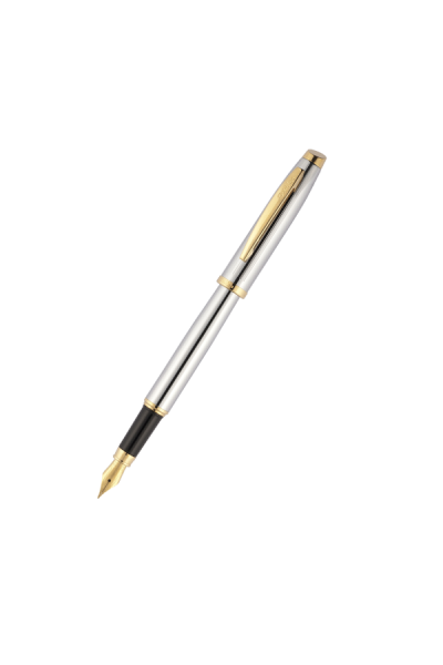 KRN03328 قلم حبر سكريكس في علبة ذهبي كروم 39