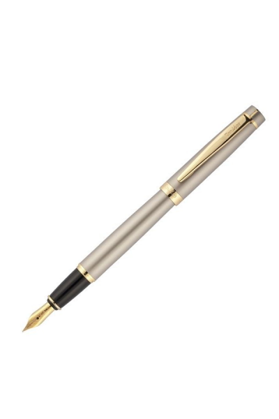 KRN03334 قلم حبر سكريكس في علبة ذهبي ساتان 38