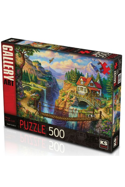  KRN05164 Ks Games Puzzle 500 قطعة منزل على المنحدر