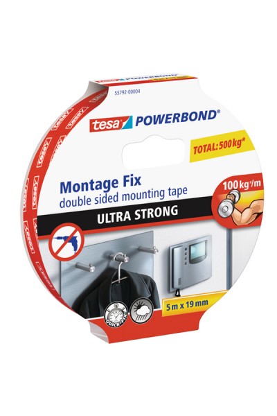 KRN05688 شريط تثبيت Tesa من الفوم Powerbond فائق القوة 5x19