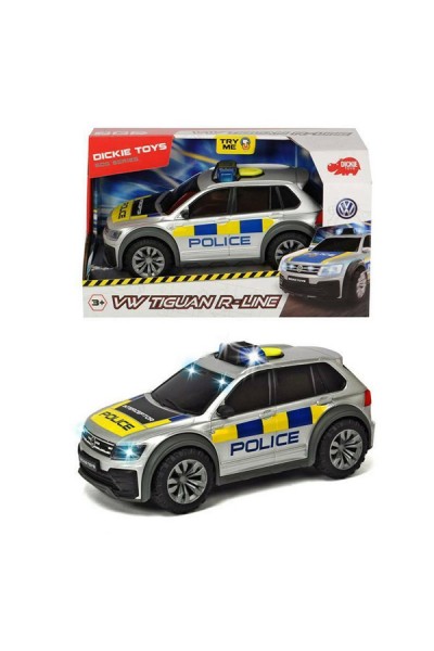 KRN07068 Simba Dickie Vw Tiguan R-Line 25 سم 1:18 203714013038 VW Tiguan R-Line سيارة شرطة مع أضواء وصوت)