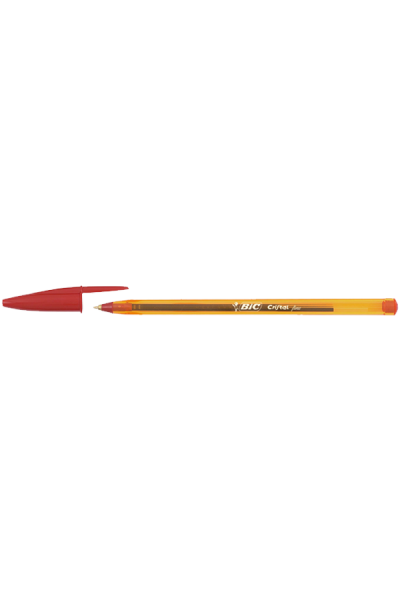  KRN07472 قلم حبر جاف بيك كريستال فاين 0.8 ملم أحمر
