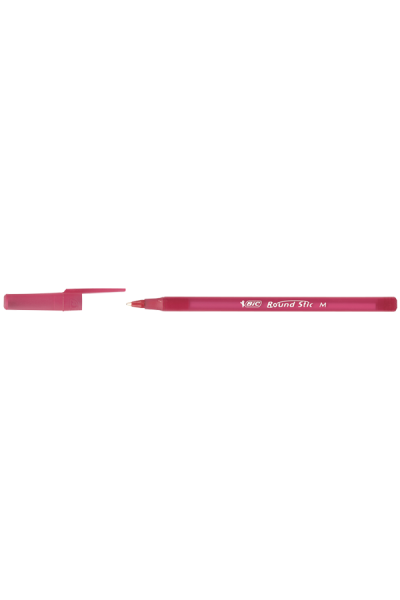  KRN07476 قلم حبر جاف Bic عصا مستديرة 1.0 مم 60 LI أحمر