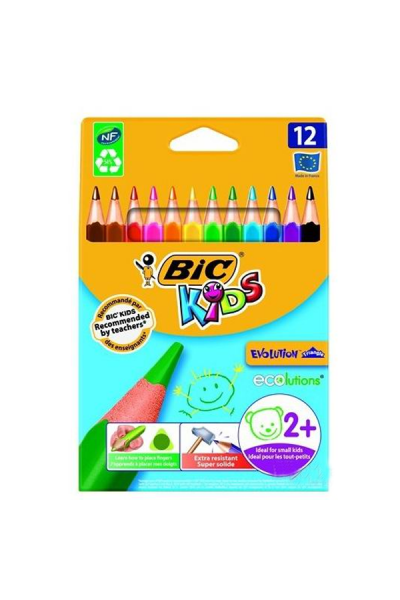  KRN07607 أنبوب معدني جامبو مثلث الشكل من Bic Dry Paint Evolution 12+1