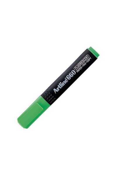 KRN09345 قلم تمييز ارتلاين برأس مقطوع 1.0-4.0 ملم أخضر باستيل 660