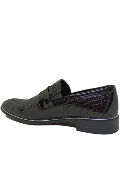 Modamela E350 Siyah Rugan Klasik Erkek Ayakkabı