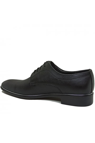 Modamela E349 Siyah Deri Klasik Erkek Ayakkabı