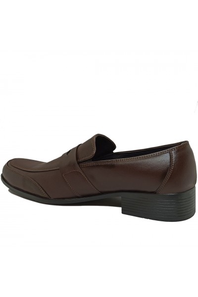 Modamela E357 Kahverengi Deri Klasik Erkek Ayakkabı