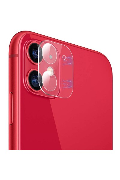 Apple - iPhone 11 Kamera Lens Koruma Camı - Şeffaf