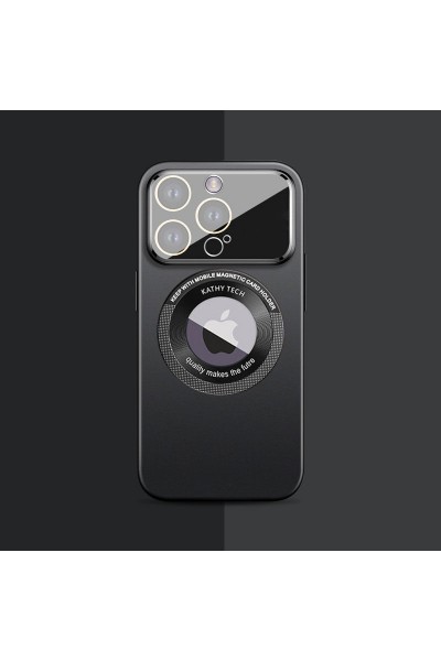 Apple - iPhone 11 Pro Max Zebana Lenix Rubber Kılıf (Kablosuz Şarj Destekli) - Siyah