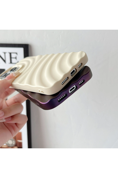 Apple - iPhone 11 Pro Max Zebana 3D Water Silikon Kılıf - Mor