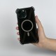Apple - iPhone 11 Pro Max Zebana Airbag Fashion Silikon Kılıf (Kablosuz Şarj Destekli) - Siyah