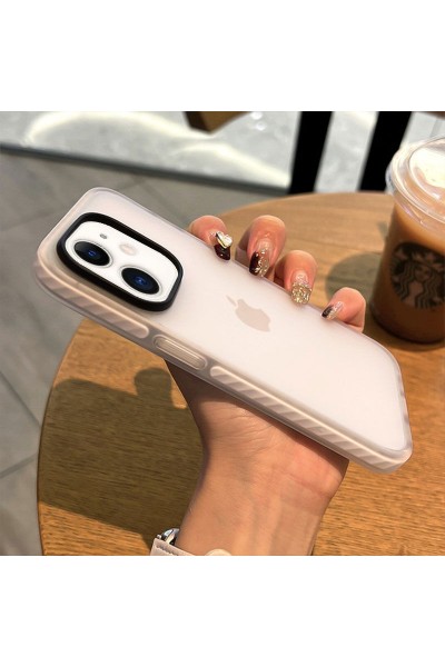 غطاء سيليكون لهاتف Apple iPhone 11 Zebana Airbag Fundas باللون الأرجواني الداكن