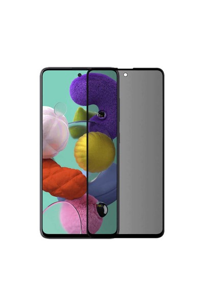 Huawei - Y8p Tam Kaplayan Zebana Hayalet Ekran Koruyucu - Siyah