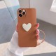 Apple - iPhone 11 Pro Zebana Kalpli Love Silikon Kılıf - Kahverengi