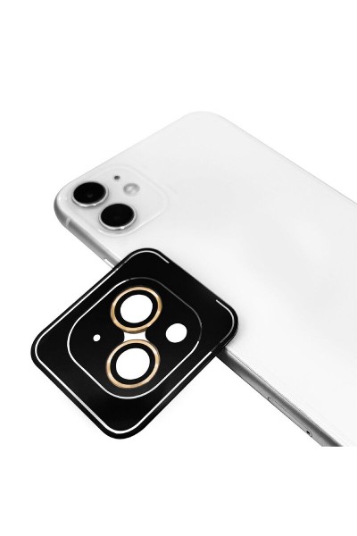 Apple - iPhone 15 Plus Zebana ZBN-KL01 Safir Kamera Lens Koruma Camı (Kolay Takma Aparatlı) - Sarı