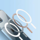 Apple - iPhone 15 Zebana Şeffaf Silikon Kılıf (Kablosuz Şarj Destekli) - Şeffaf