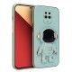 Xiaomi - Redmi Note 9 Pro Max Zebana Standlı Astronot Silikon Kılıf - Açık Mavi