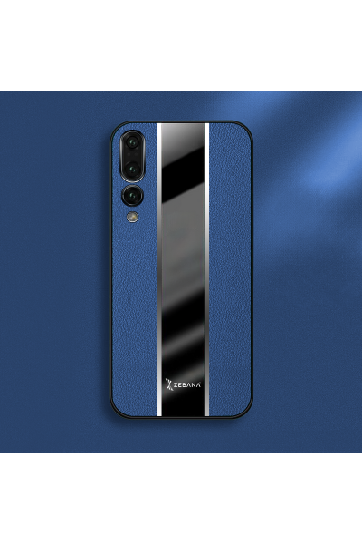 حافظة هواوي P20 Pro Zebana Premium الجلدية باللون الأزرق