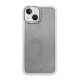 Apple - iPhone 14 Zebana Işıltım Silikon Kılıf - Kamera Lens Korumalı - Gri