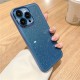 Apple - iPhone 15 Pro Zebana Işıltım Silikon Kılıf - Kamera Lens Korumalı - Açık Mavi