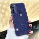 حافظة هاتف Xiaomi Redmi Note 8 Zebana Sparkle من السيليكون مع حماية عدسة الكاميرا باللون الأرجواني الداكن