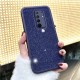 حافظة هاتف Xiaomi Redmi 9 Zebana Sparkle من السيليكون مع حماية عدسة الكاميرا باللون الأرجواني الداكن