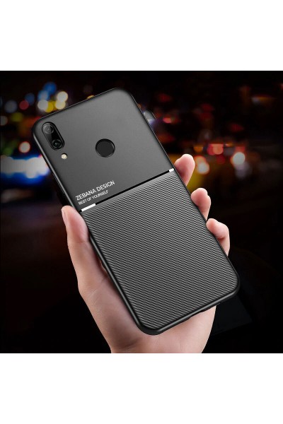 حافظة هاتف Xiaomi Redmi Note 7 Zebana Design من السيليكون باللون الأحمر