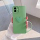 Samsung - Galaxy A05 Zebana Kalpli Love Silikon Kılıf - Açık Yeşil