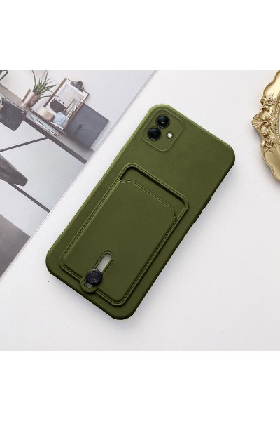 Samsung - Galaxy A04 Zebana Kartlıklı Sweet Yumuşak Silikon Kılıf - Yeşil