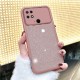 جراب هاتف Xiaomi - Poco C40 Zebana Sparkle من السيليكون - حماية لعدسة الكاميرا - وردي